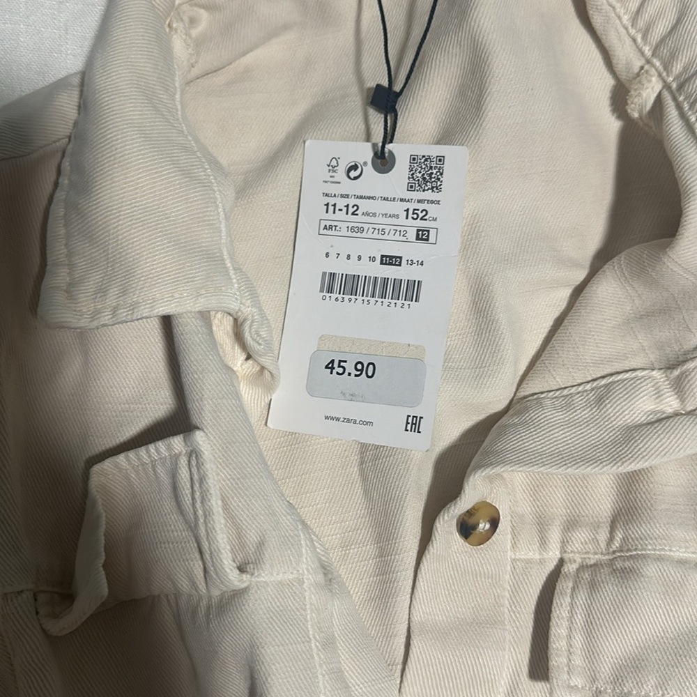 Zara girls jumpsuit BRAND NEW - Picture 2 of 2